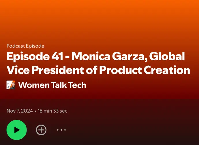 Podcast interview Women in Tech