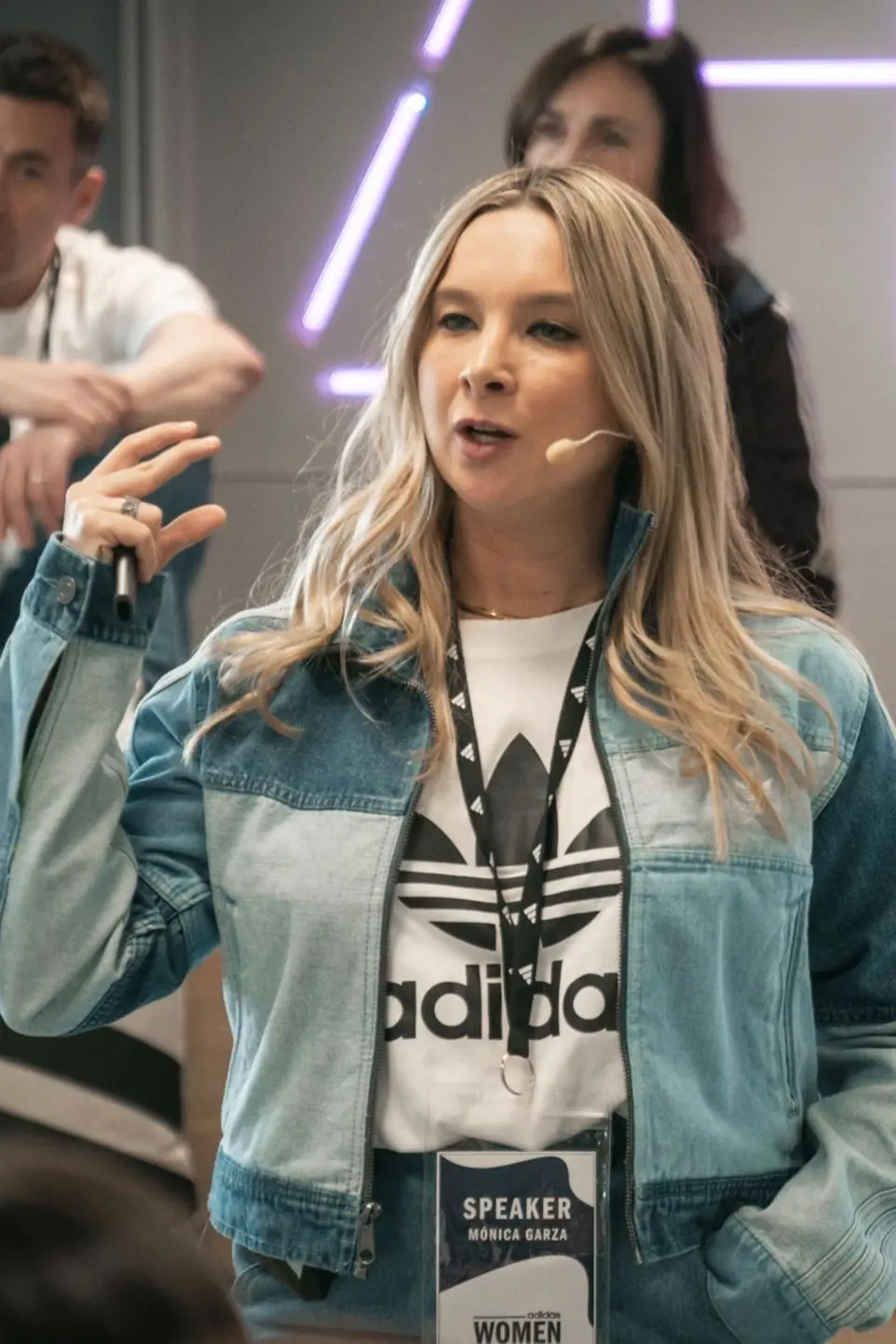 Monica Garza in Women in Tech summit adidas