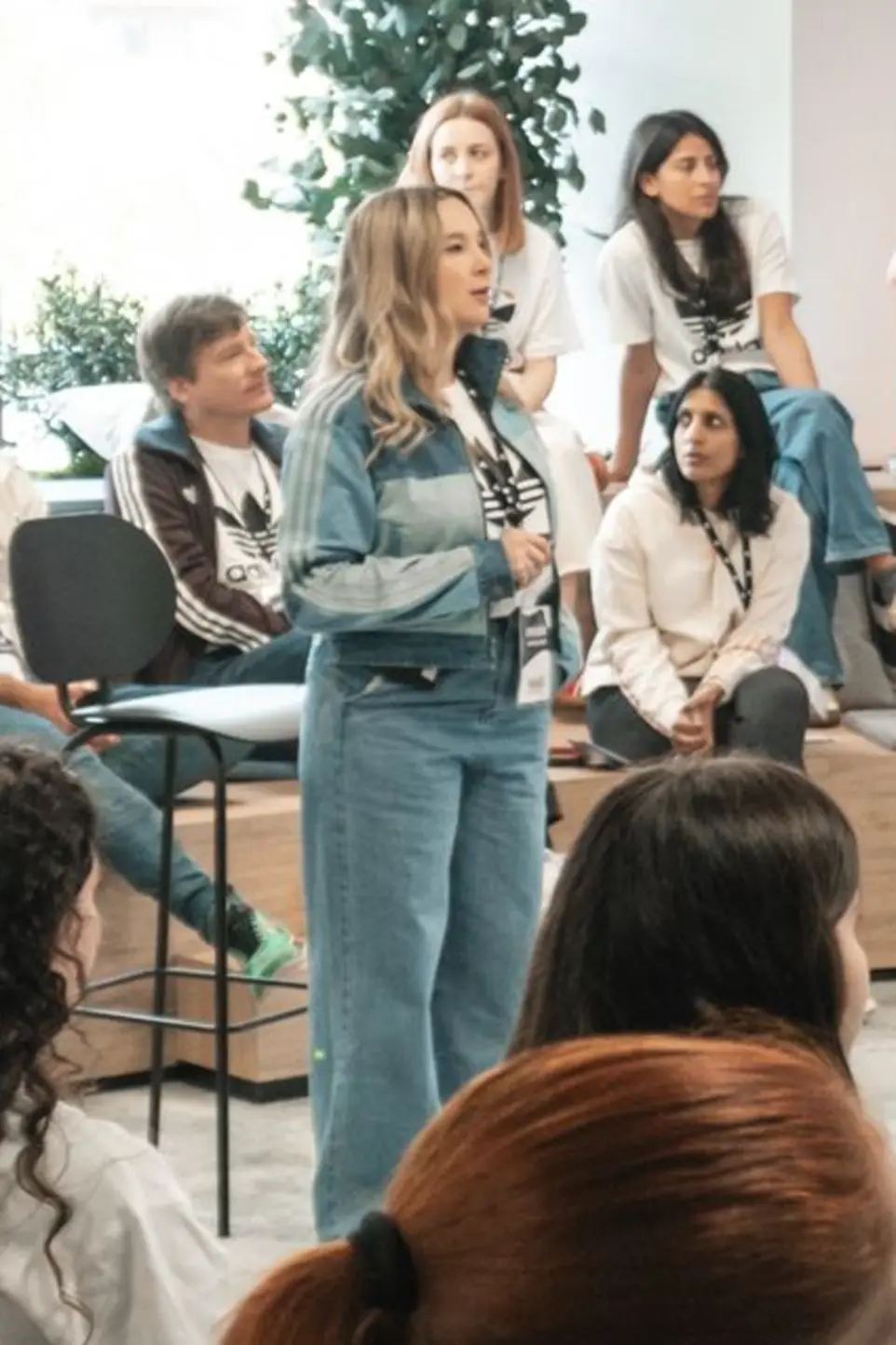 Monica Garza in Women in Tech summit adidas